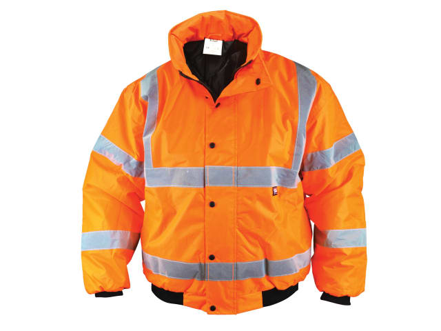 Hi-Vis Orange Bomber Jacket - XL (48in) SCAWWHVBJXO
