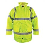 Hi-Vis Yellow Motorway Jacket - L (44in) SCAWWHVMJL