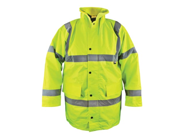 Hi-Vis Yellow Motorway Jacket - L (44in) SCAWWHVMJL