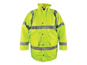 Hi-Vis Yellow Motorway Jacket - M (41in) SCAWWHVMJM