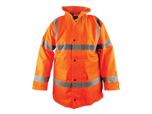 Hi-Vis Orange Motorway Jacket - L (44in) SCAWWHVMJLO