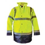 Hi-Vis Yellow/Black Motorway Jacket - XL (48in) SCAWWHVMJXYB