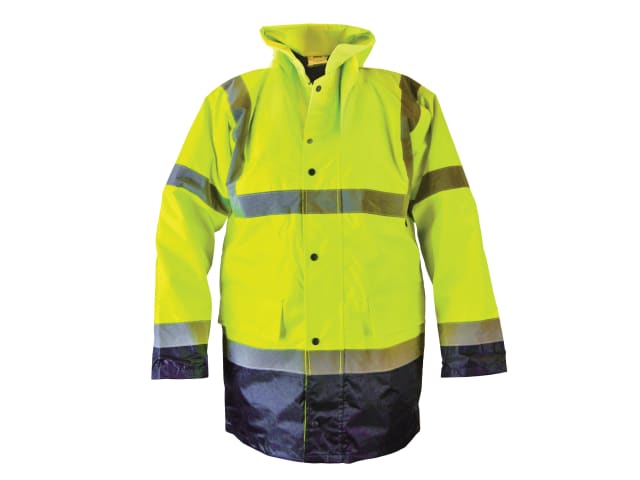 Hi-Vis Yellow/Black Motorway Jacket - XL (48in) SCAWWHVMJXYB