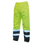 Hi-Vis Yellow/Black Motorway Trousers - M (36in) SCAWWHVMTMYB