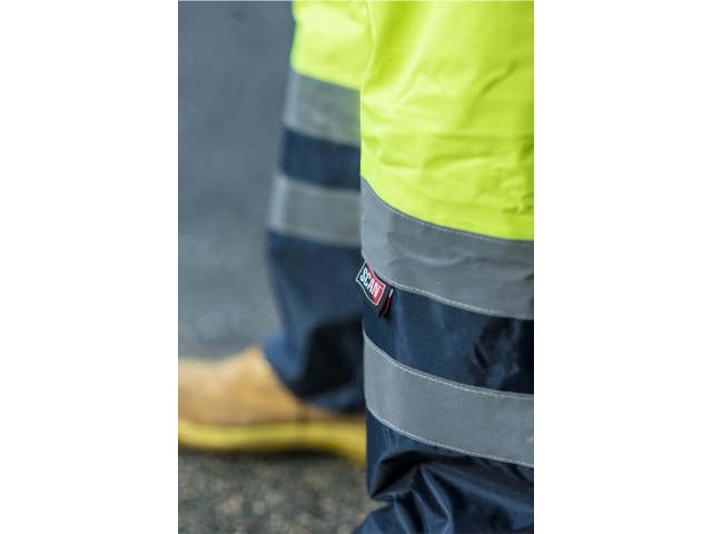 Hi-Vis Yellow/Black Motorway Trousers - M (36in) SCAWWHVMTMYB - Image 2