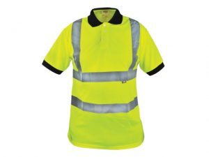 Hi-Vis Yellow Polo Shirt - L (42in) SCAWWHVPSL