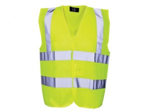 Hi-Vis Yellow Waistcoat - Child 10-13 (35in) SCAWWHVWC13