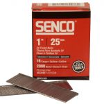 Straight Brad Nails Galvanised 16G x 25mm (Pack 2000) SENRX13EAA