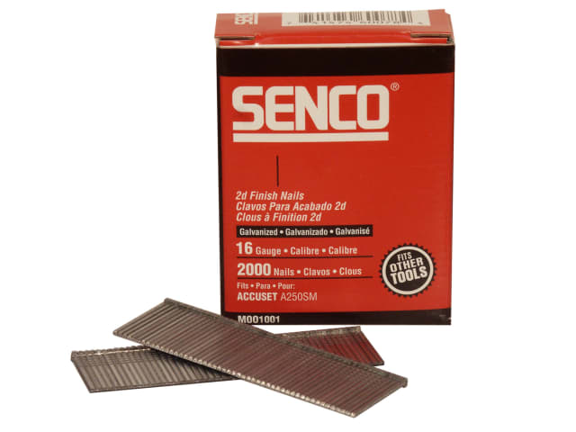 Straight Brad Nails Galvanised 16G x 32mm (Pack 2000) SENRX15EAA