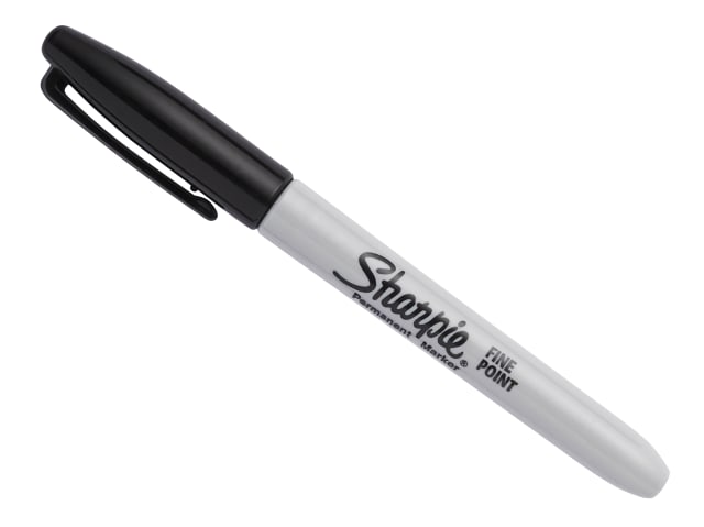 Fine Tip Permanent Marker Black SHP1985857