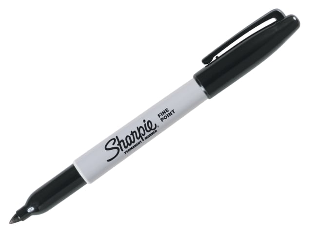 Fine Tip Permanent Marker Black SHP1985857 - Image 2