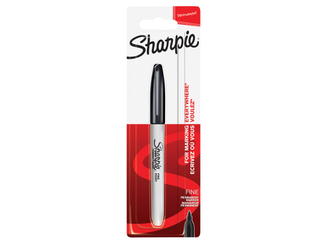 Fine Tip Permanent Marker Black SHP1985857 - Image 4
