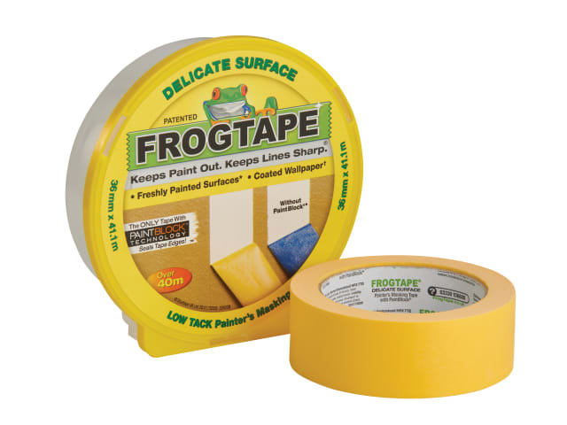FrogTape® Delicate Surface Masking Tape 36mm x 41.1m SHU207255