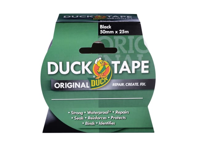 Duck Tape® Original 50mm x 25m Black SHU211109 - Image 2