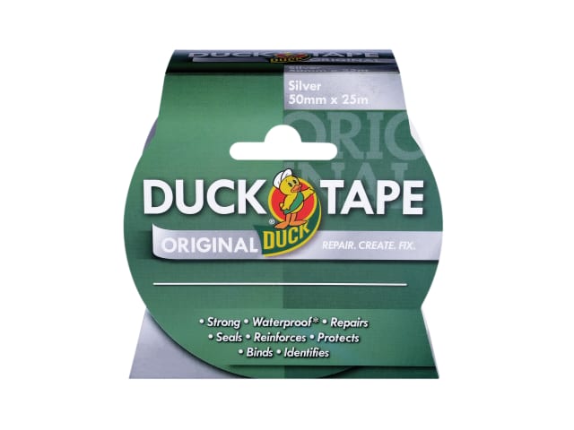 Duck Tape® Original 50mm x 25m Silver SHU211111 - Image 2