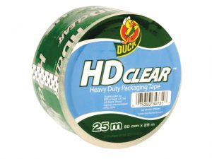 Duck Tape® Packaging Heavy-Duty 50mm x 25m Clear SHU222181