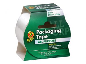 Duck Tape® Packaging Tape 50mm x 25m Clear SHU224499