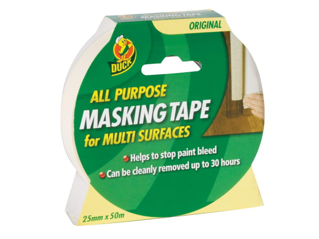 Duck Tape® All-Purpose Masking Tape 25mm x 50m SHU232148