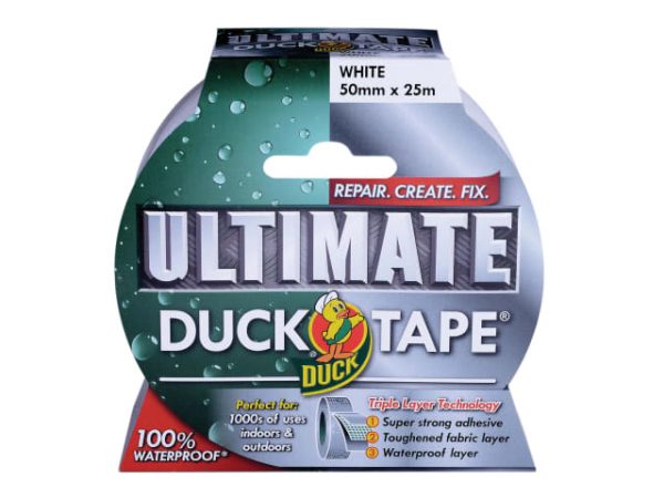 Duck Tape® Ultimate 50mm x 25m White SHU232160