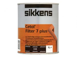 Cetol Filter 7 Plus Translucent Woodstain Rosewood 1 litre SIKCF7PRW1L