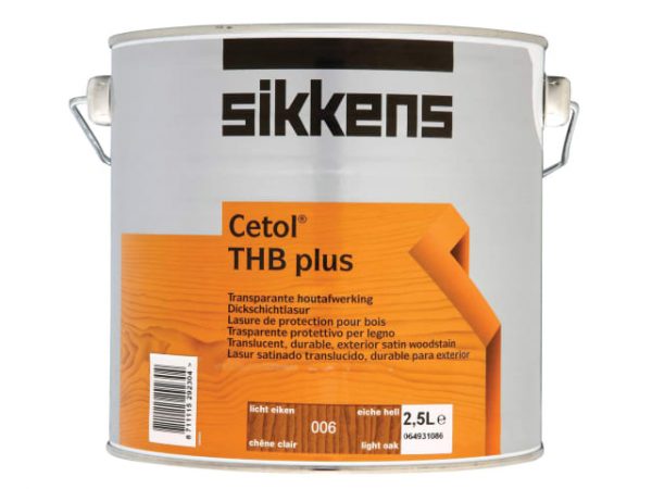 Cetol THB Plus Translucent Woodstain Light Oak 2.5 litre SIKCTHBPLO25