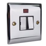 Fused Switched Spur Neon 13A Chrome SMJCNSWNECH