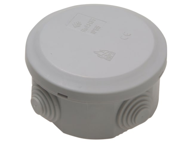 IP44 Junction Box 5T 70 x 70 x 40mm SMJEPJBR4