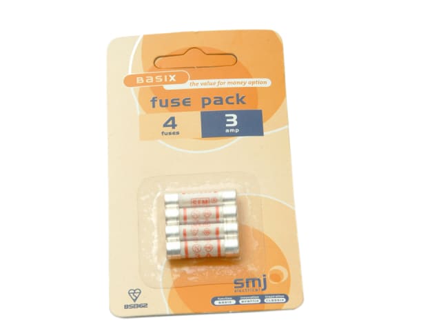3A Fuses (Pack 4) SMJFU03AC