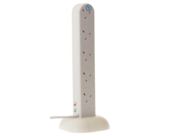 Mini Surge Tower 240V 10-Way Surge Protection 2m SMJS10WTTB