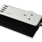 Desktop Charging Station 240V 4 x USB 13A 1.4m SMJSDESKT