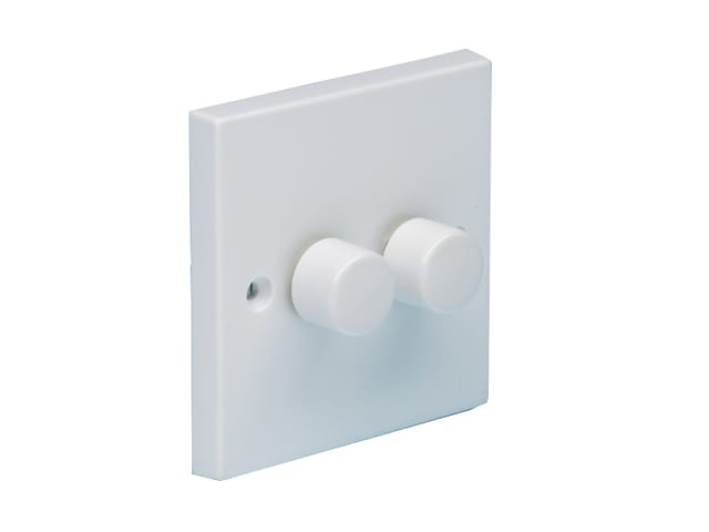 2-Way Dimmer Switch 400W 2-Gang Clam Pack SMJWAD2GC