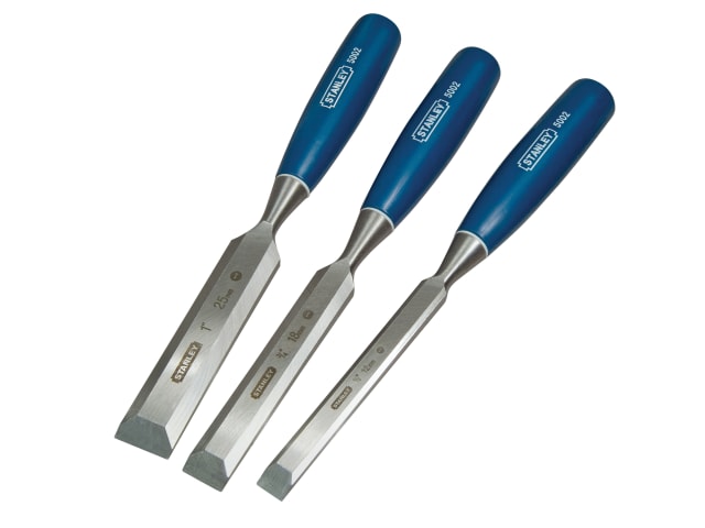 5002 Bevel Edge Chisel Set - 3 Piece: 12 18 & 25mm STA016128
