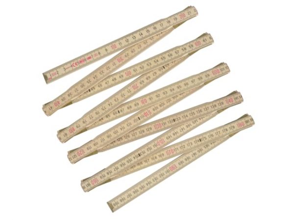 Wooden Folding Rule 2m STA035455 - Image 2