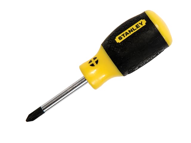 Cushion Grip Stubby Screwdriver Phillips Tip PH1 x 45mm STA064931