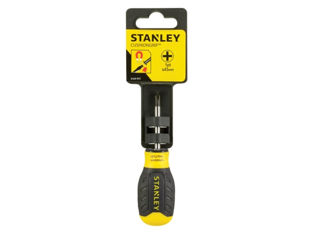 Cushion Grip Stubby Screwdriver Phillips Tip PH1 x 45mm STA064931 - Image 3