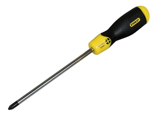 Cushion Grip Screwdriver Pozidriv Tip PZ2 x 100mm STA064974