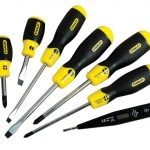 Cushion Grip Screwdriver Set -  7 Piece SL/PH/Voltage Tester STA065009