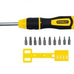 Multibit Ratchet Screwdriver &10 Bits STA068010