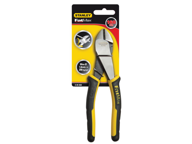 FatMax® Angled Diagonal Cutting Pliers 160mm (6.1/4in) STA089860 - Image 3