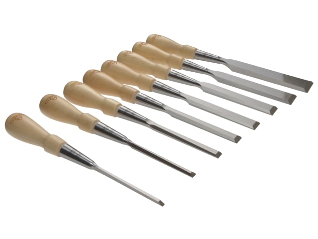 Sweetheart Socket Chisel Set - 8 Piece: 3 6 8 12 15 18 25 & 32mm STA116793 - Image 3