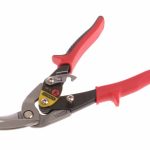 Red Offset Aviation Snips Left Cut 250mm (10in) STA214567
