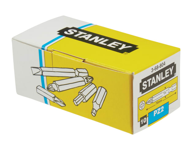 Pozidriv Power Bits PZ2 x 70mm (Box 10) STA368804B - Image 2