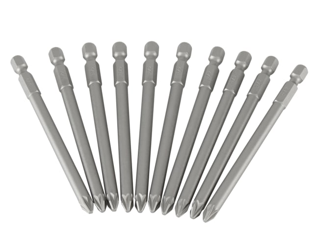 Pozidriv Power Bits PZ2 x 100mm (Box 10) STA368807B
