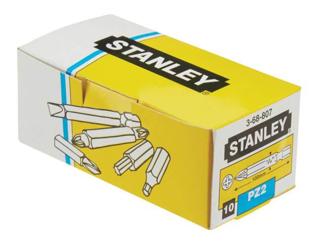 Pozidriv Power Bits PZ2 x 100mm (Box 10) STA368807B - Image 2