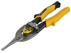 Yellow Aviation Snips & Holster Straight Cut 250mm (10in) STA914563