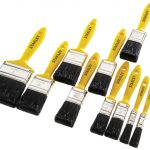 Hobby Paint Brush Set of 10 12(2) 25(2) 38(3) 50(2) & 75mm STAHOBBY10