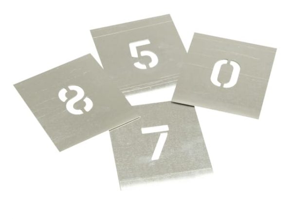 Set of Zinc Stencils - Figures 2in STNF2