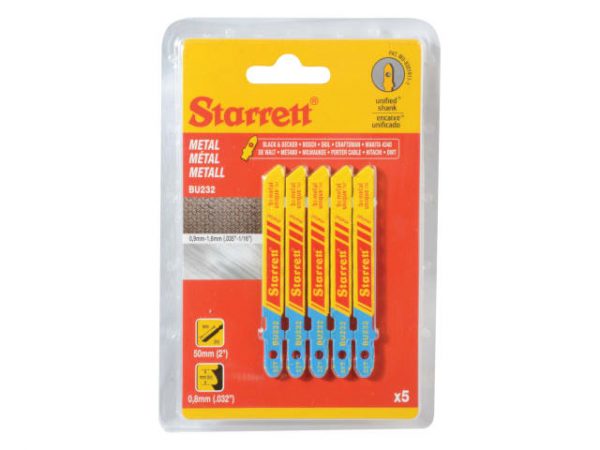 BU232-5 Metal Cutting Jigsaw Blades Pack of 5 STRBU2325 - Image 2