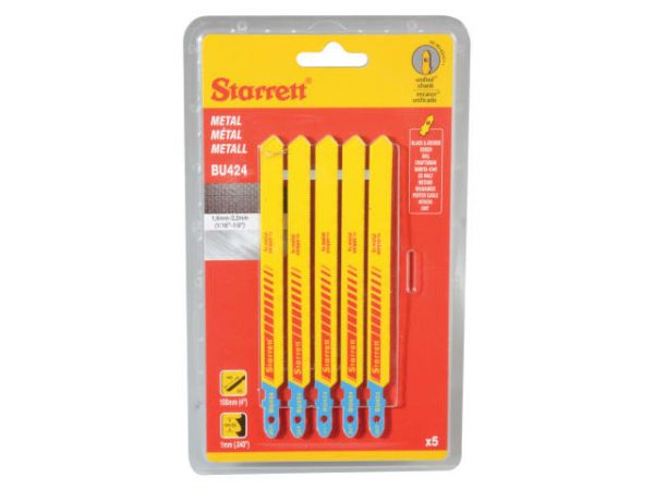 BU424-5 Metal Cutting Jigsaw Blades Pack of 5 STRBU4245 - Image 2