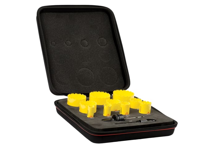 KDC10022 Deep Cut Bi-Metal Deluxe Plumber's Holesaw Kit - 12 Piece STRKDC10022